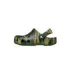 Zuecos Crocs Classic Camuflaje Clog Niños - Verde Ejército, Multi