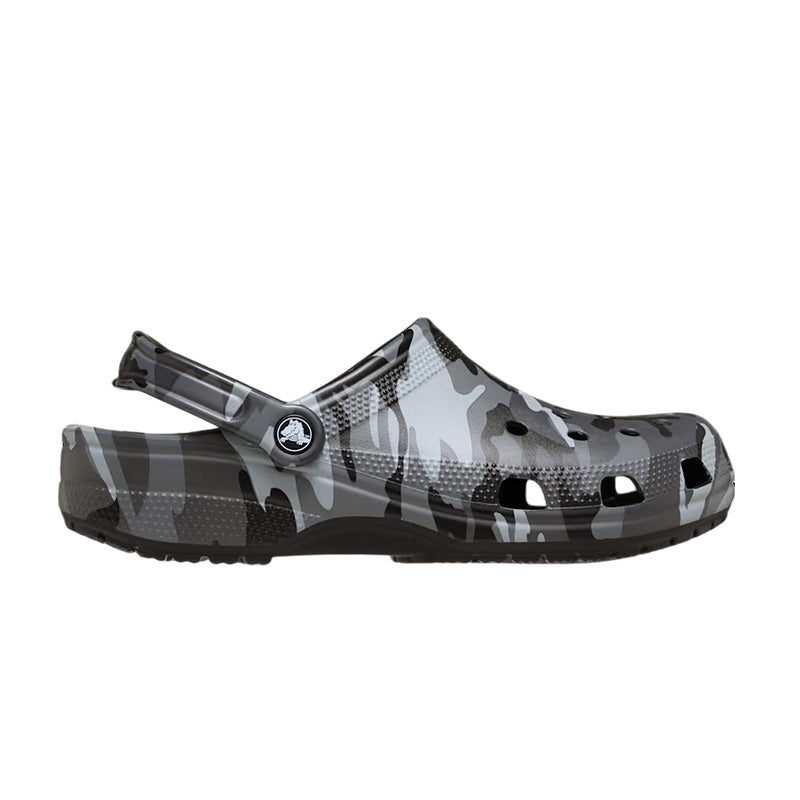 Sabots Homme Crocs Classic Camouflage Clog - Black, Slate Grey