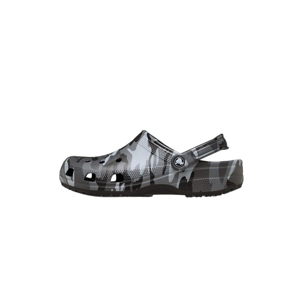 Sabots Homme Crocs Classic Camouflage Clog - Black, Slate Grey
