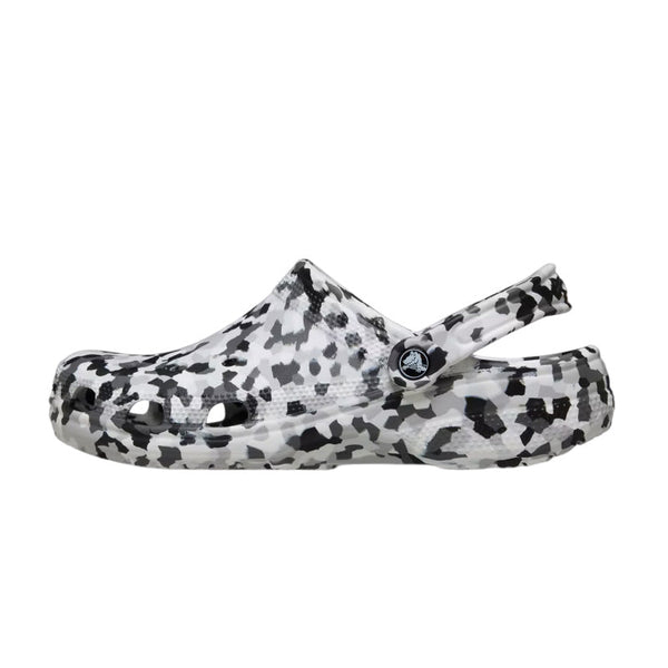 Crocs Classic Confetti Clog Zuecos Mujer - Negro, Blanco
