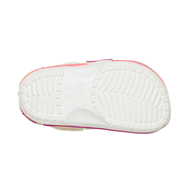 Crocs Classic Iam Unicorn Lights Kids Clogs - Chalk White