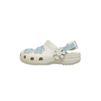 Zuecos Niños Crocs Classic Dnm Flower Adj Backstrap - Summit White