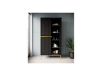Kasha - 2-Door Display Cabinet - Gold Legs