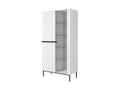 Kasha - 2-Door Display Cabinet - Black Legs