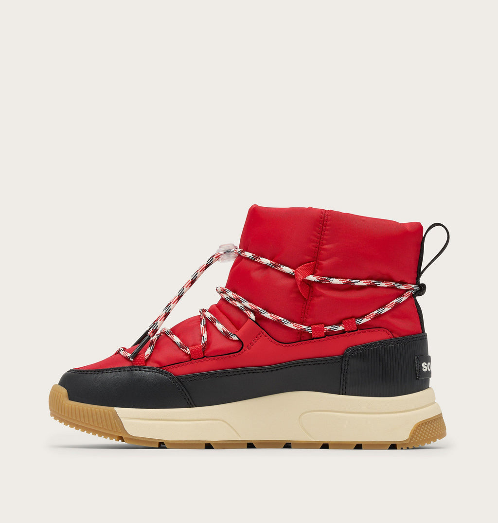 Wsuwane śniegowce nieprzemakalne Whitney™ III – Bright Red & Black – Damskie