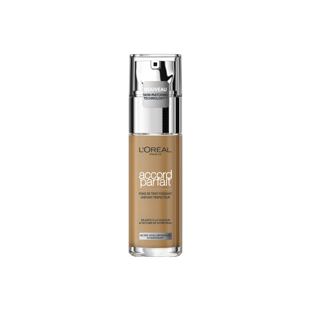 Accord Parfait Fond De Teint Fluide 7.D Ambre Doré