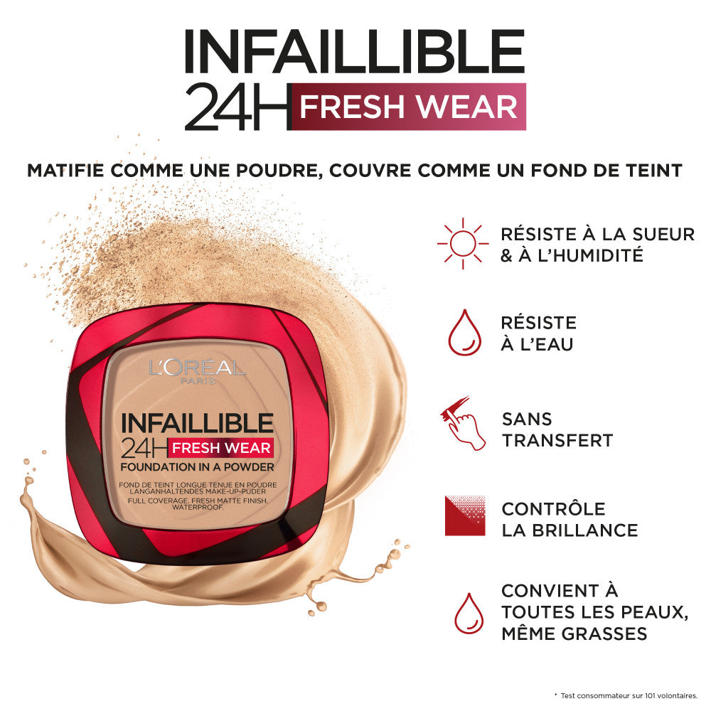 Infaillible 24H Powder Foundation 120 Vanilla