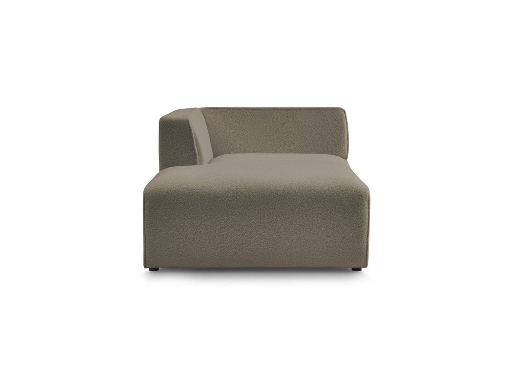 Chaise Longue for MEGEVE Modular Sofa - Bouclé Fabric - Left Corner