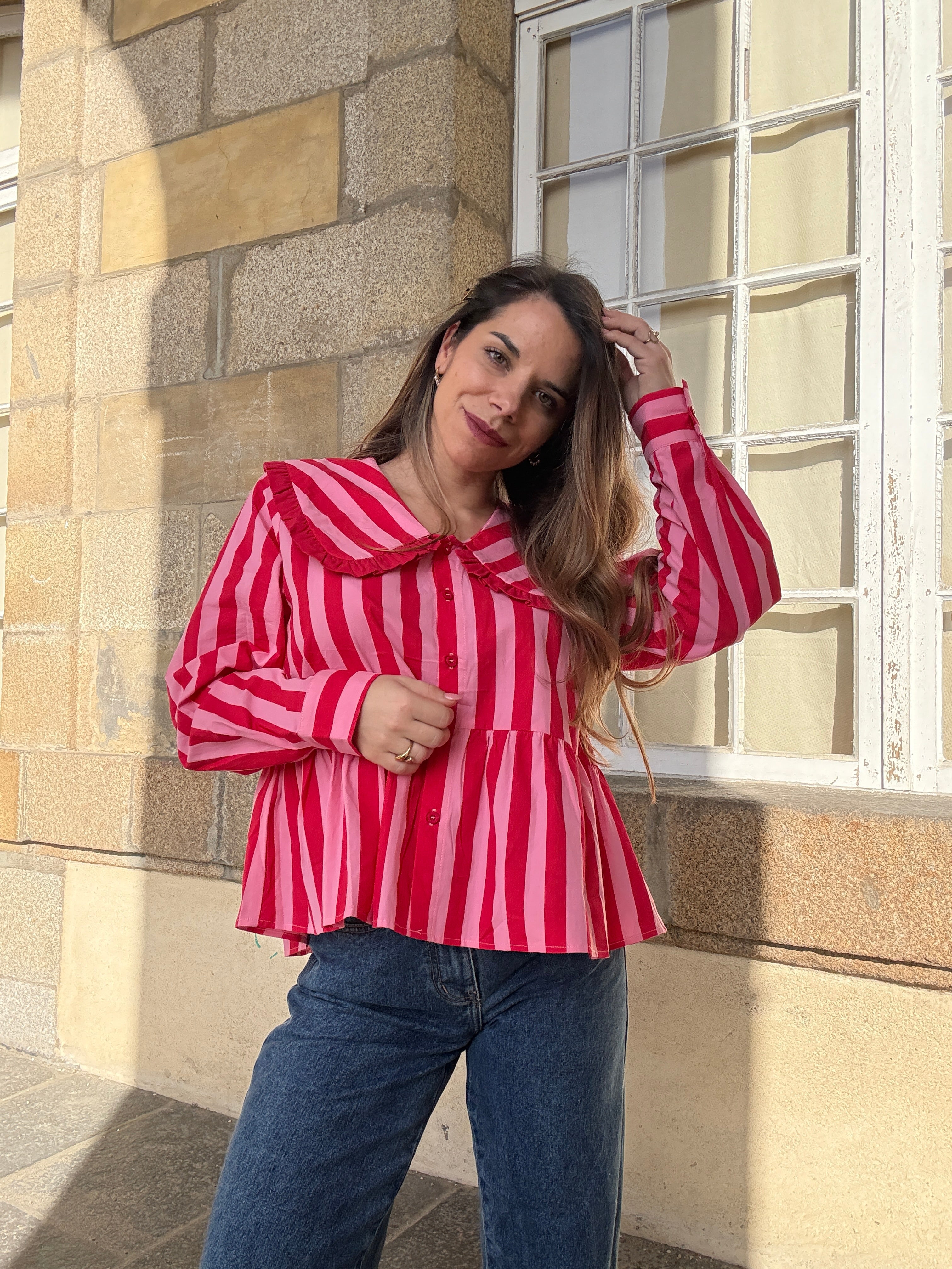 Toscana Striped Blouse