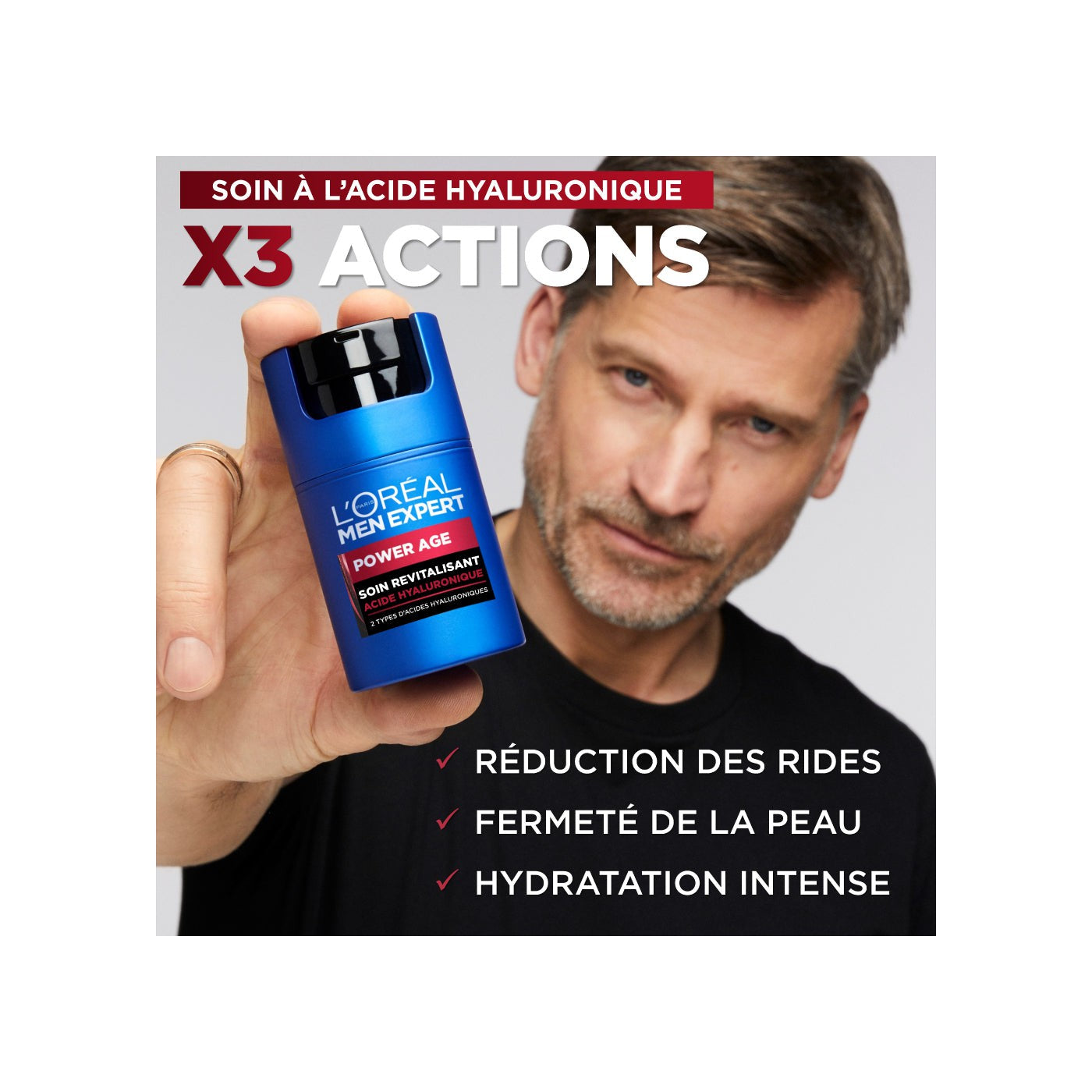 L'Oréal Men Expert Power Age Tratamiento Revitalizante Ácido Hialurónico