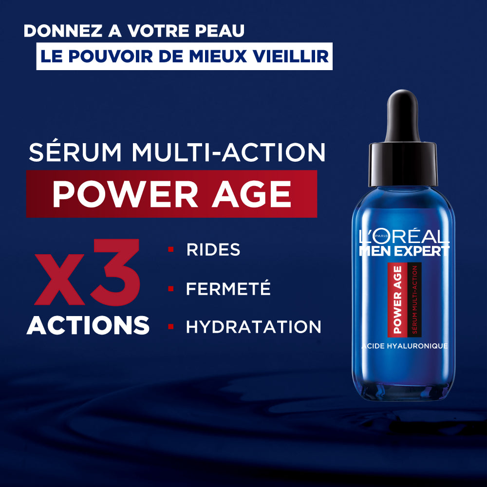 L'Oréal Men Expert Power Age Sérum Multi-Action Acide Hyaluronique
