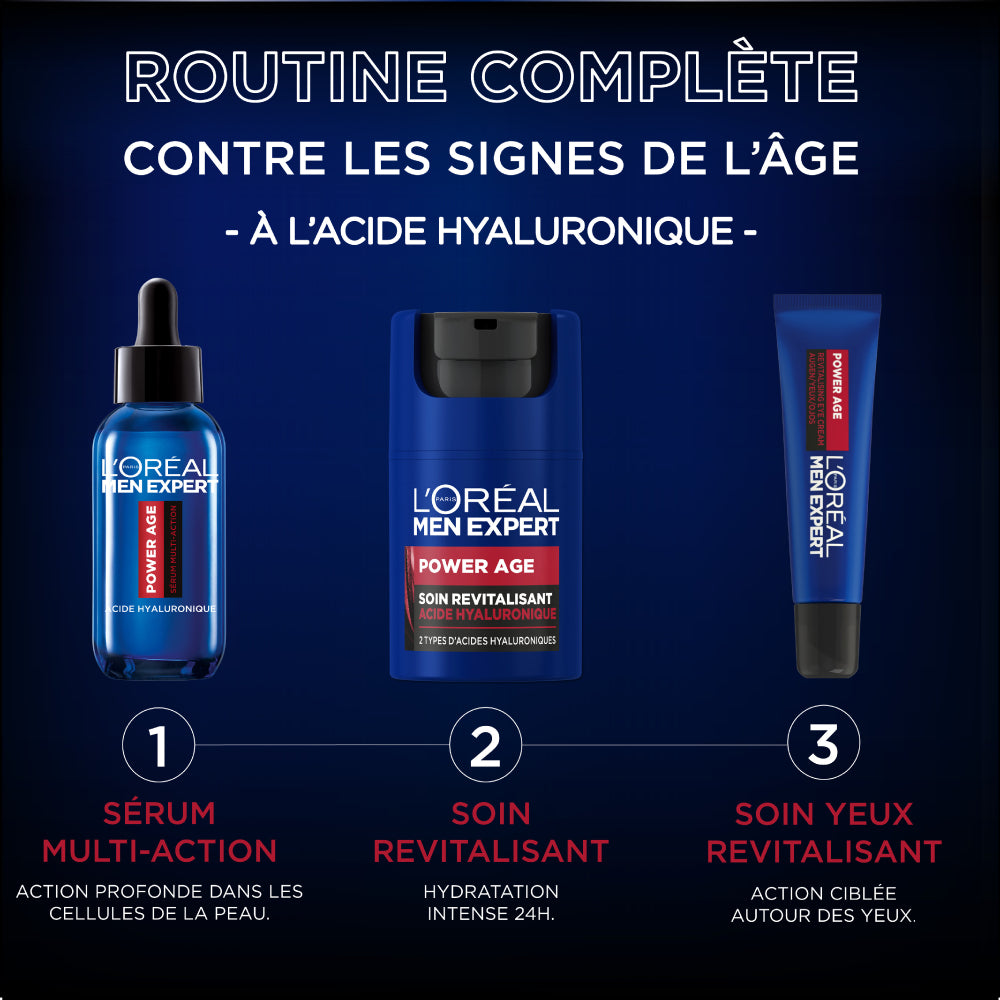L'Oréal Men Expert Power Age Sérum Multi-Action Acide Hyaluronique