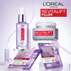 Kit de rutina de hidratación y relleno Revitalift Filler con ácido hialurónico - 4 productos