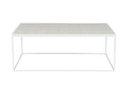 Glazed - Coffee Table - Ceramic - White