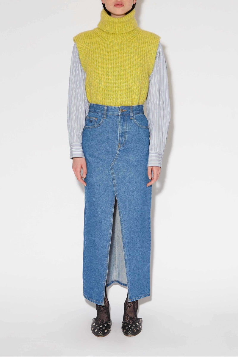 FALDA DENIM LIAM AZUL