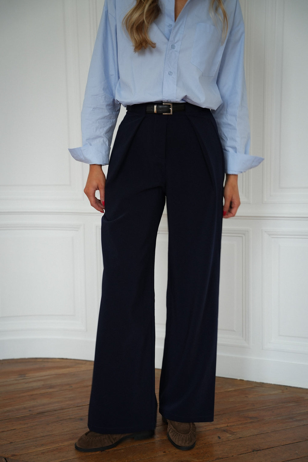 Sandro Marine - Pantalón recto