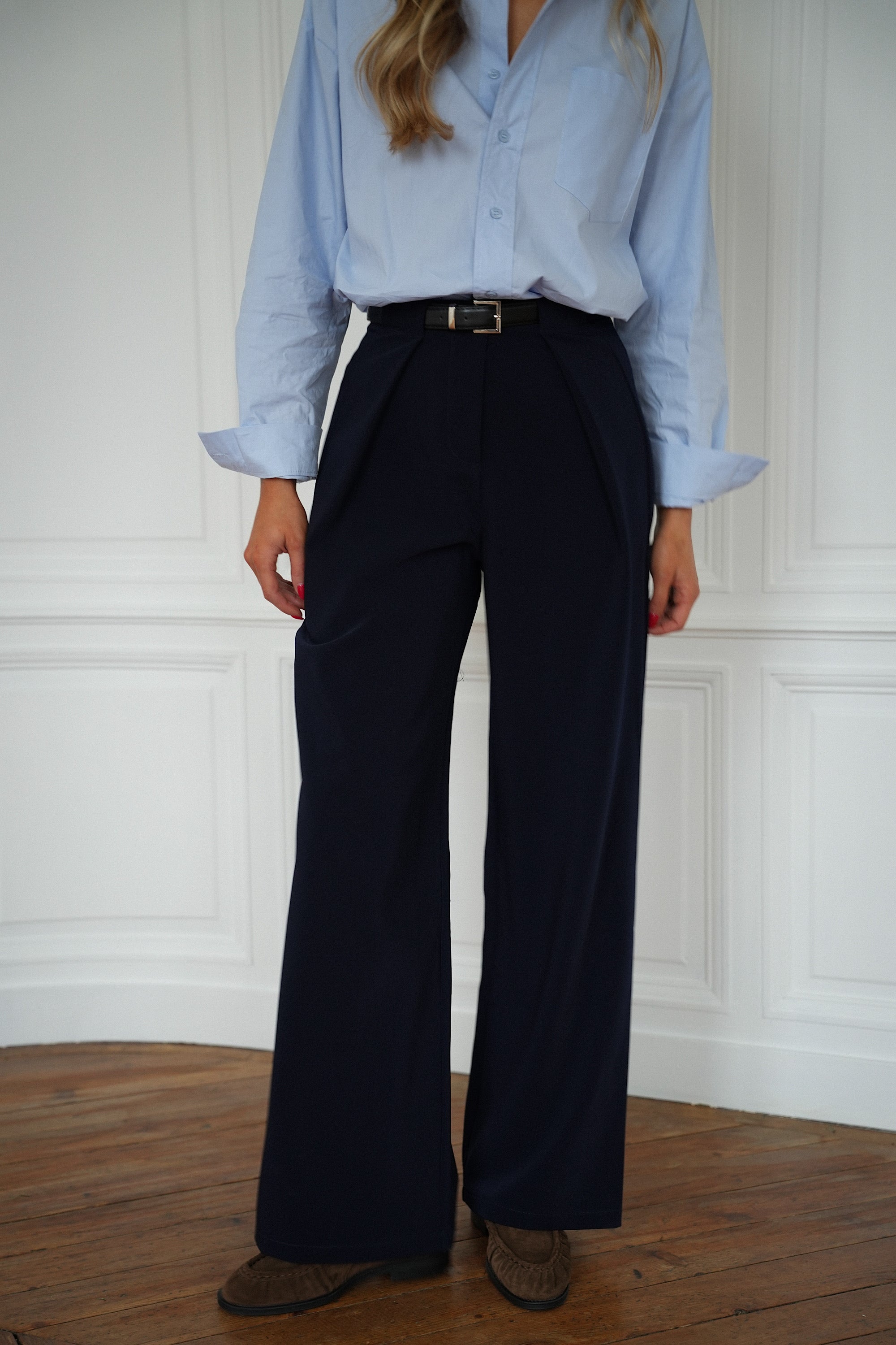 Sandro Marine - Pantalón recto