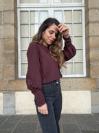 Camisa burdeos Alice