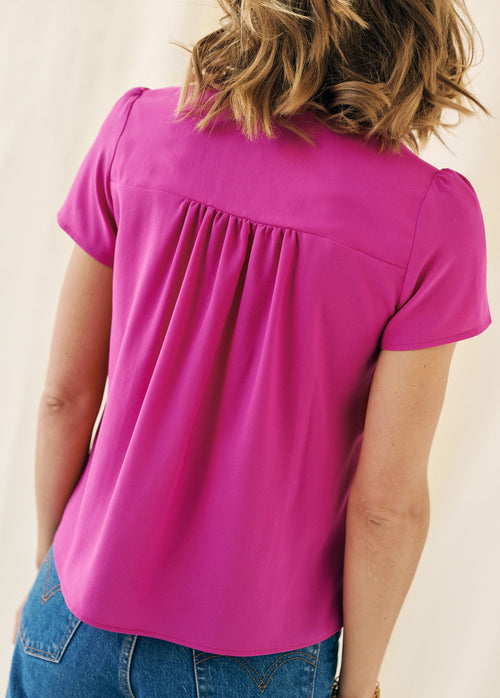 Top Perla Fucsia
