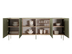 Atlas - Ensemble Avec Buffet 220 Cm + Meuble Tv 220 Cm