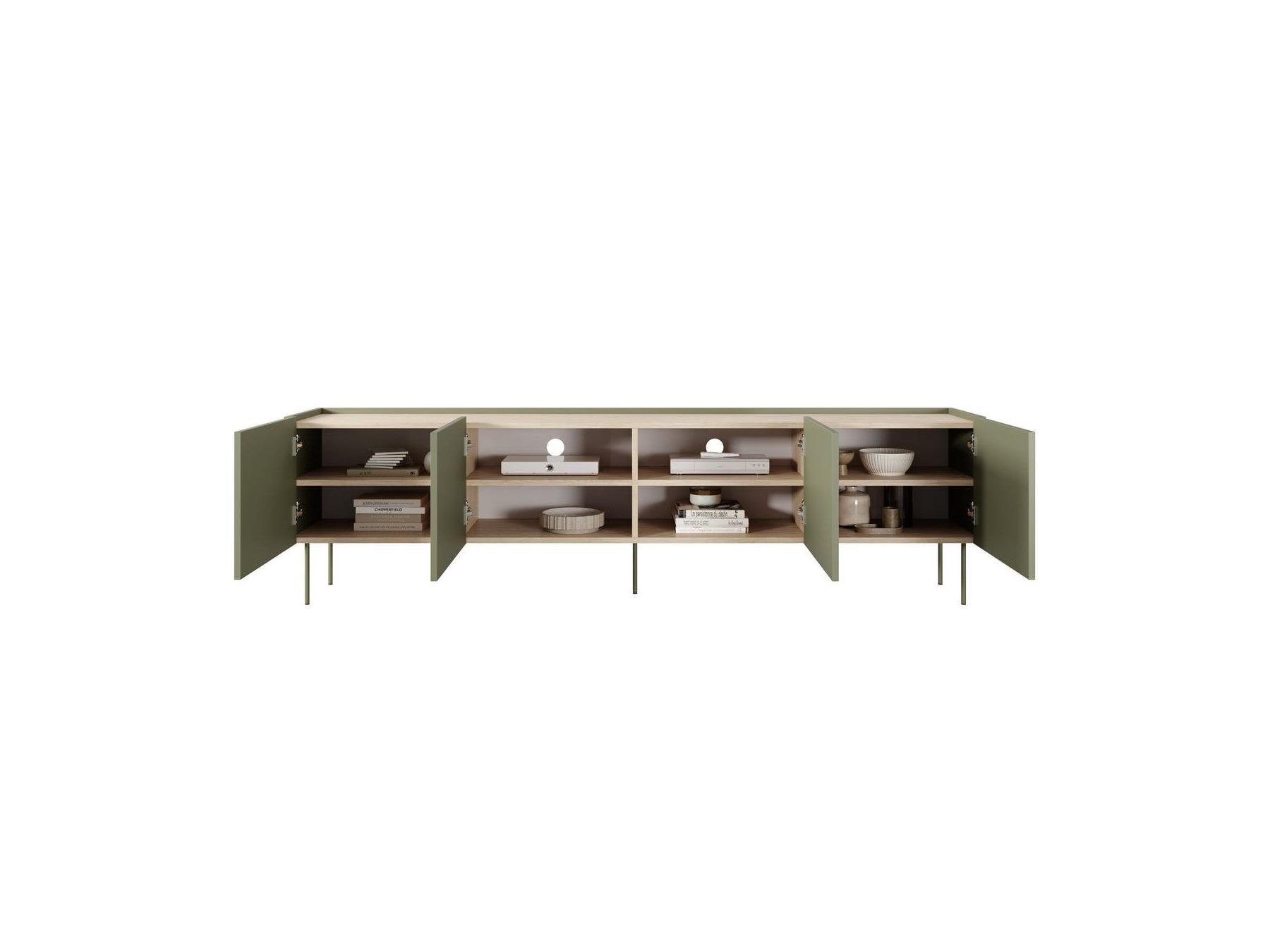 Atlas - Ensemble Avec Buffet 220 Cm + Meuble Tv 220 Cm