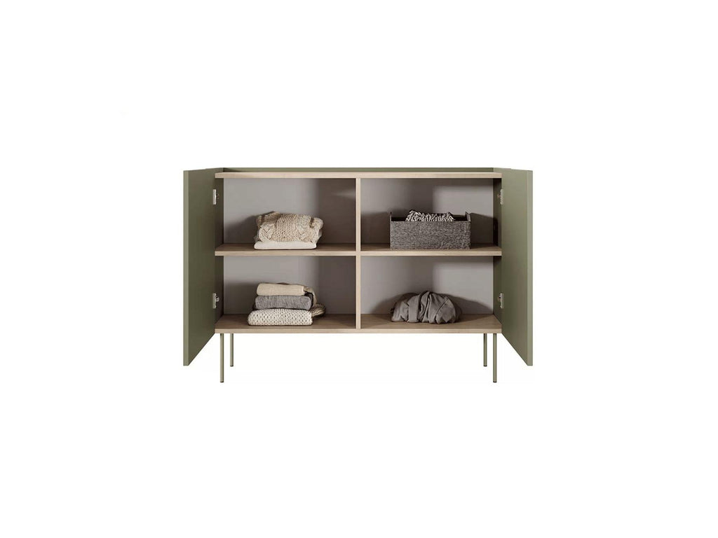 Atlas - Ensemble Avec Buffet 120 Cm + Meuble Tv 120 Cm + Table Basse 120 Cm