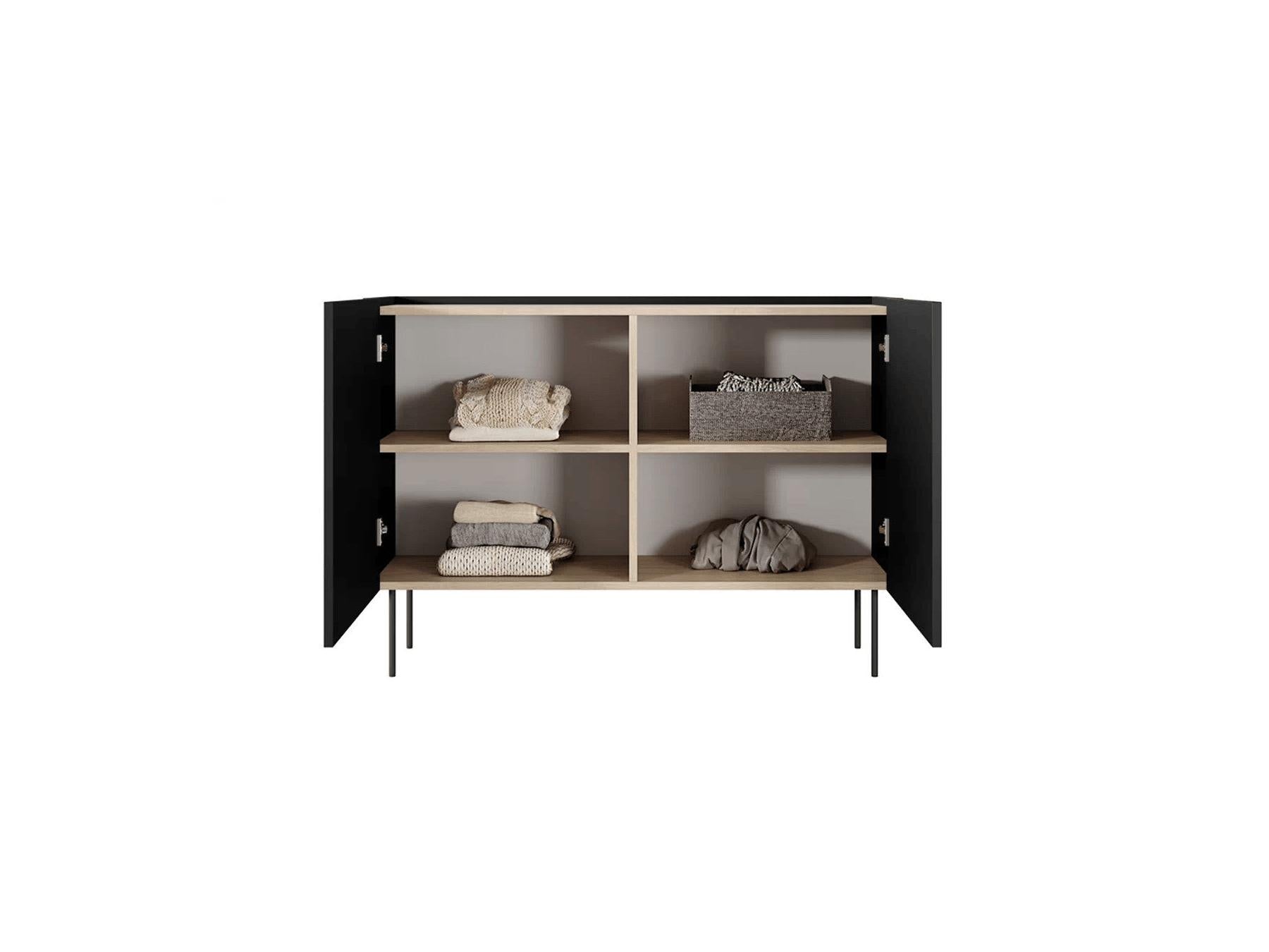 Atlas - Ensemble Avec Buffet 120 Cm + Meuble Tv 120 Cm + Table Basse 120 Cm