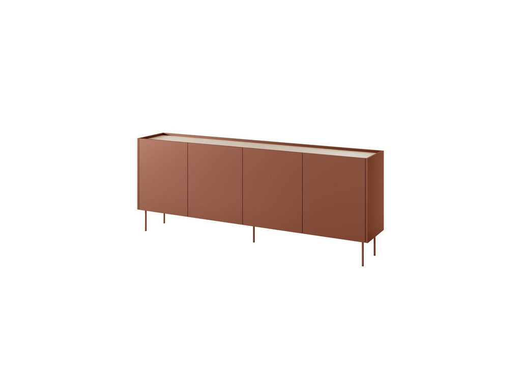 Atlas - Conjunto con aparador 220 cm + mueble de TV 220 cm + mesa de centro 120 cm