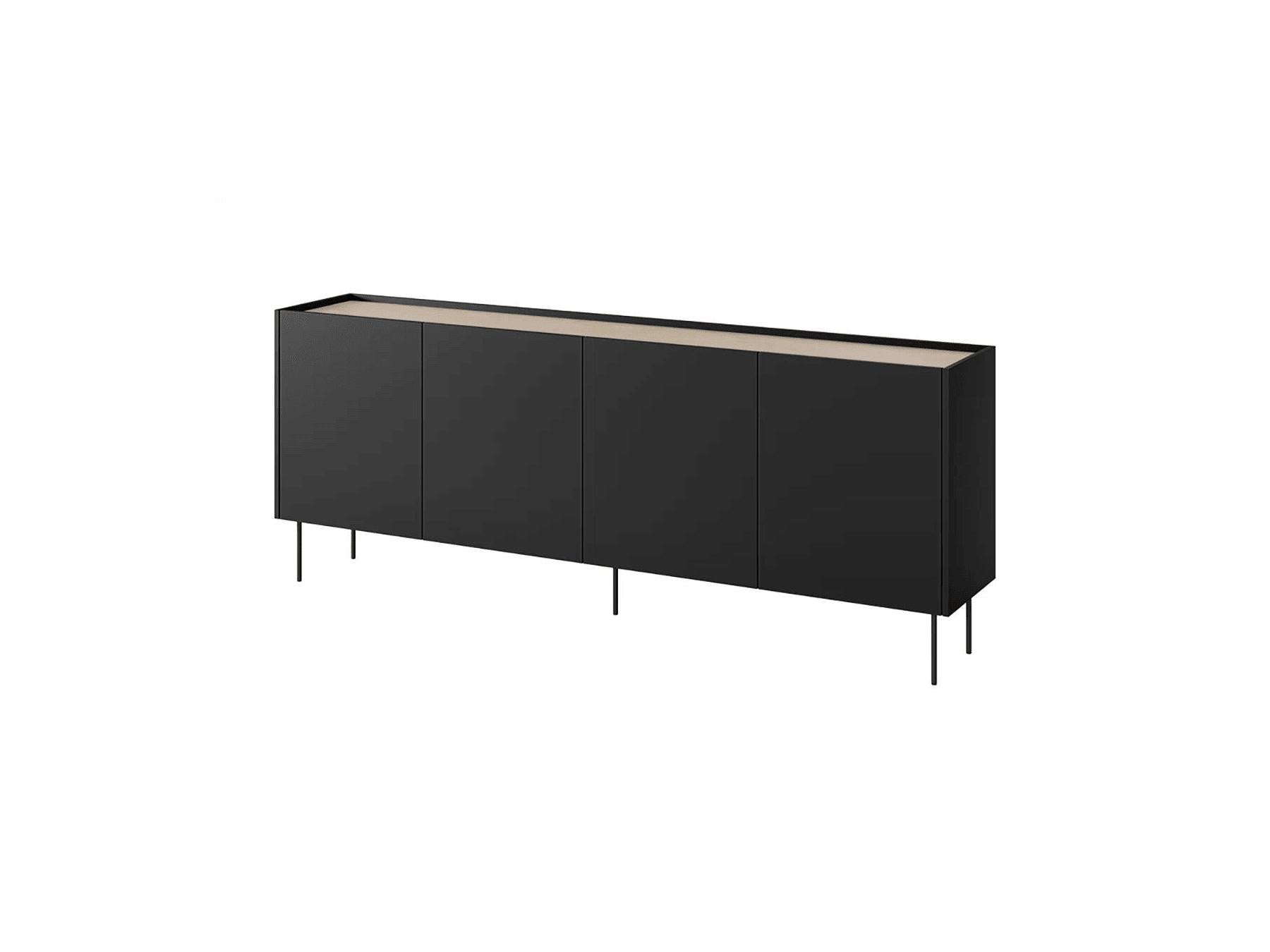 Atlas - Conjunto con aparador 220 cm + mueble de TV 220 cm + mesa de centro 120 cm