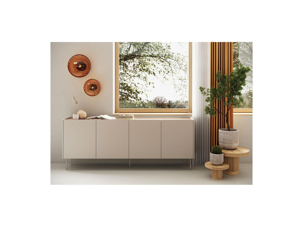 Atlas - Conjunto con aparador 220 cm + mueble de TV 220 cm + mesa de centro 120 cm