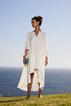 Vestido Isa - Blanco roto