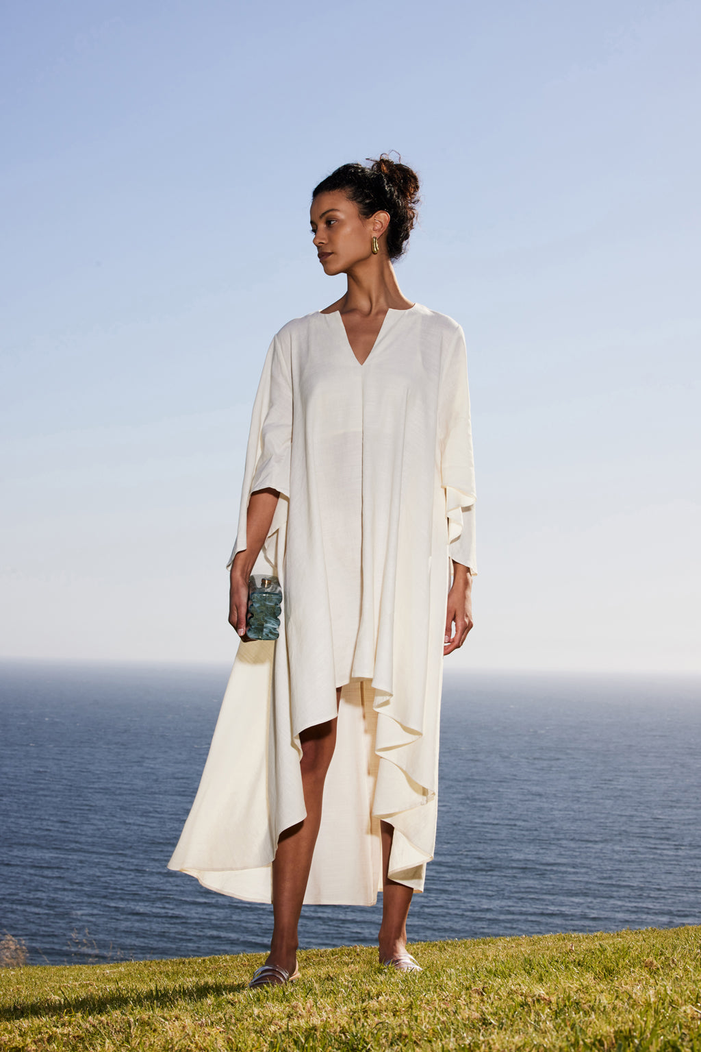 Vestido Isa - Blanco roto