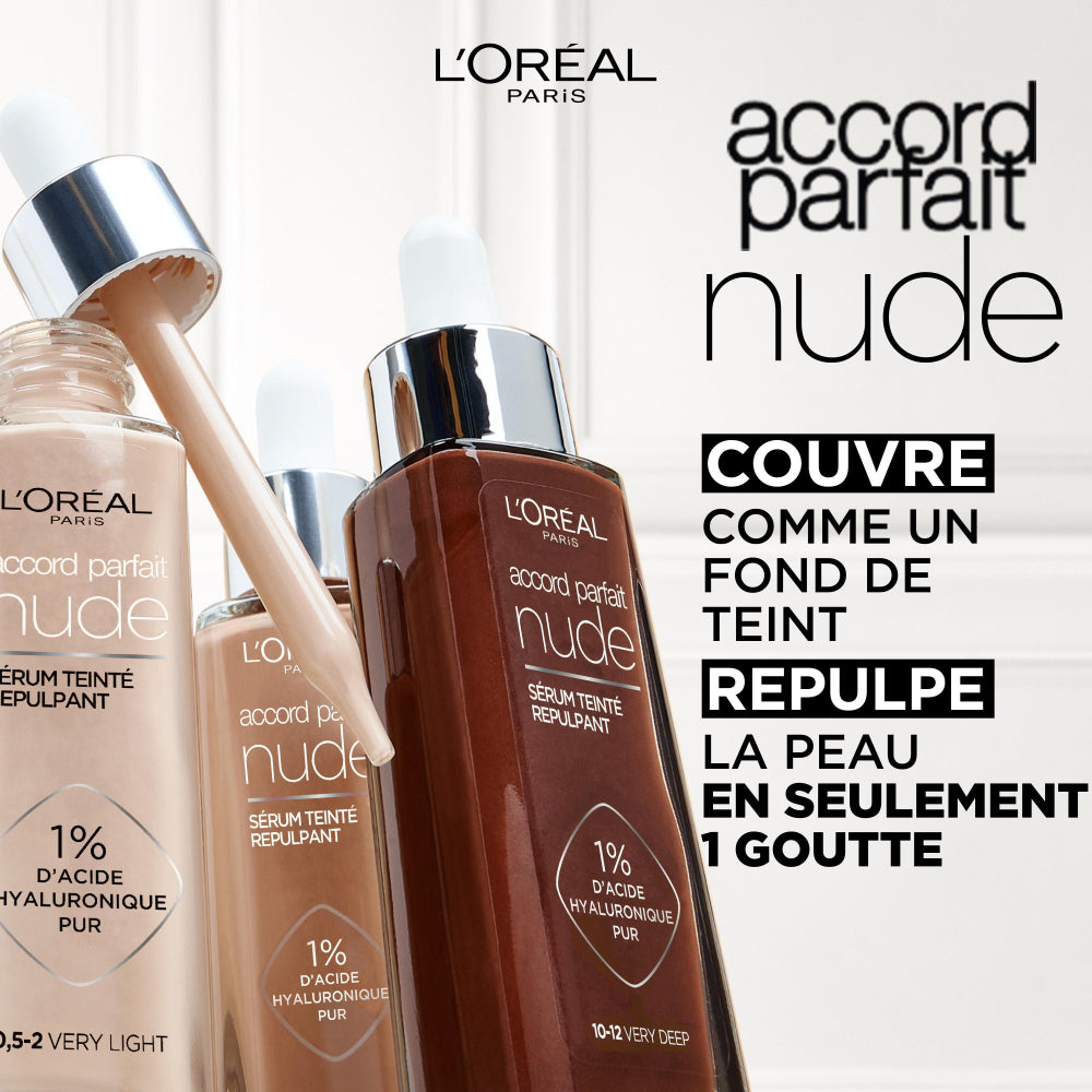 Accord Parfait Sérum Teinté Repulpant 4-5 Medium
