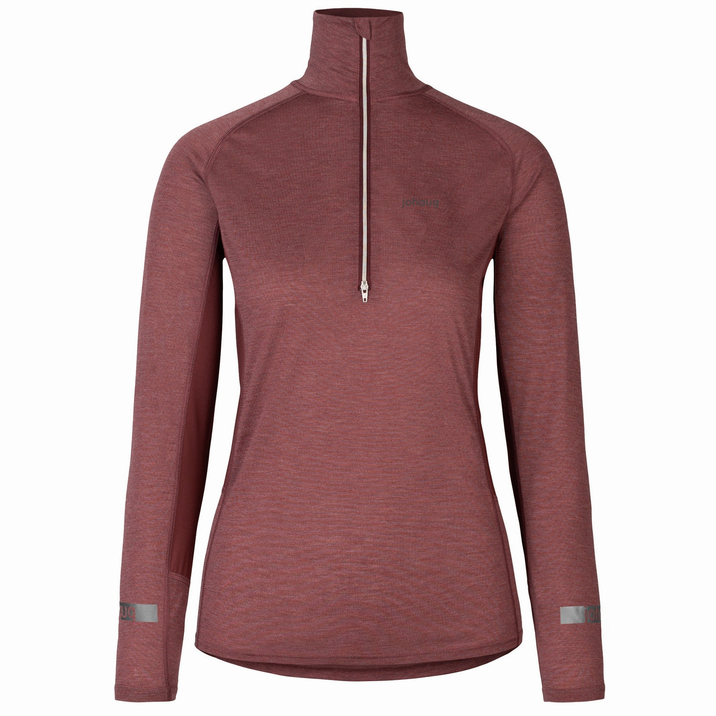 Aerial Woolmix Half Zip 2.0 - Brownish Red