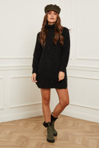 Vestido estilo suéter - Negro