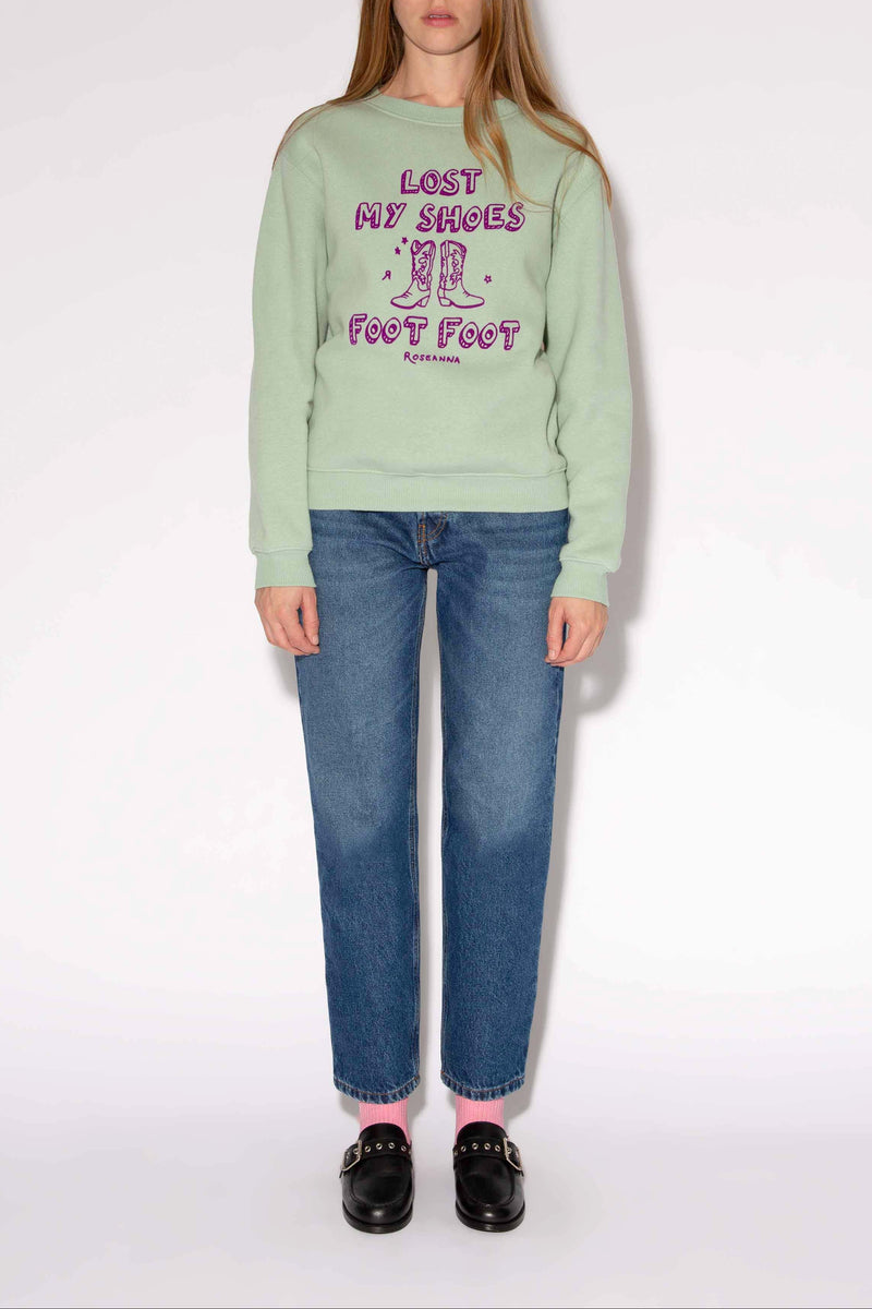 SWEATSHIRT LOUIS LOST AQUA