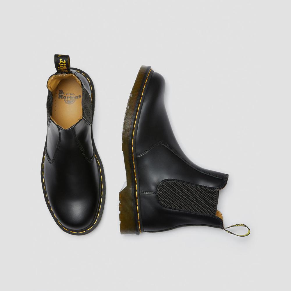 2976 Smooth Chelsea Boots - Black - Adult