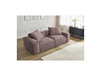 Boheme - Fixed 3-Seater Straight Sofa - Mottled Fabric