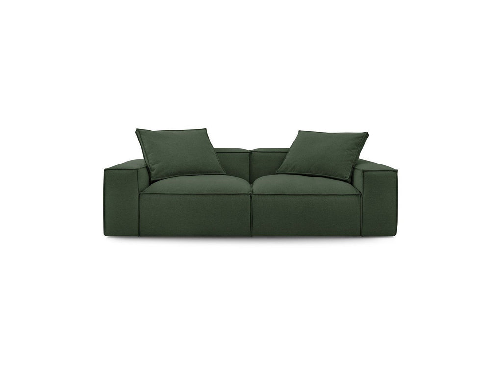 Boheme - Fixed 3-Seater Straight Sofa - Mottled Fabric