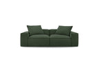 Boheme - Fixed 3-Seater Straight Sofa - Mottled Fabric