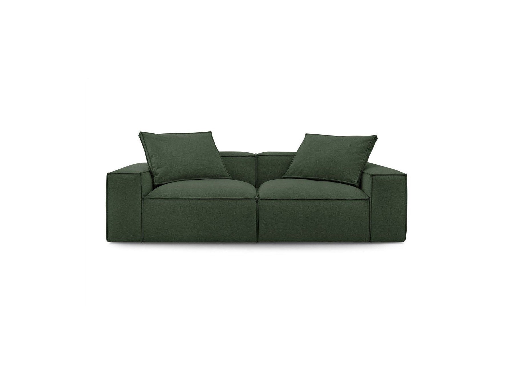 Boheme - Fixed 3-Seater Straight Sofa - Mottled Fabric