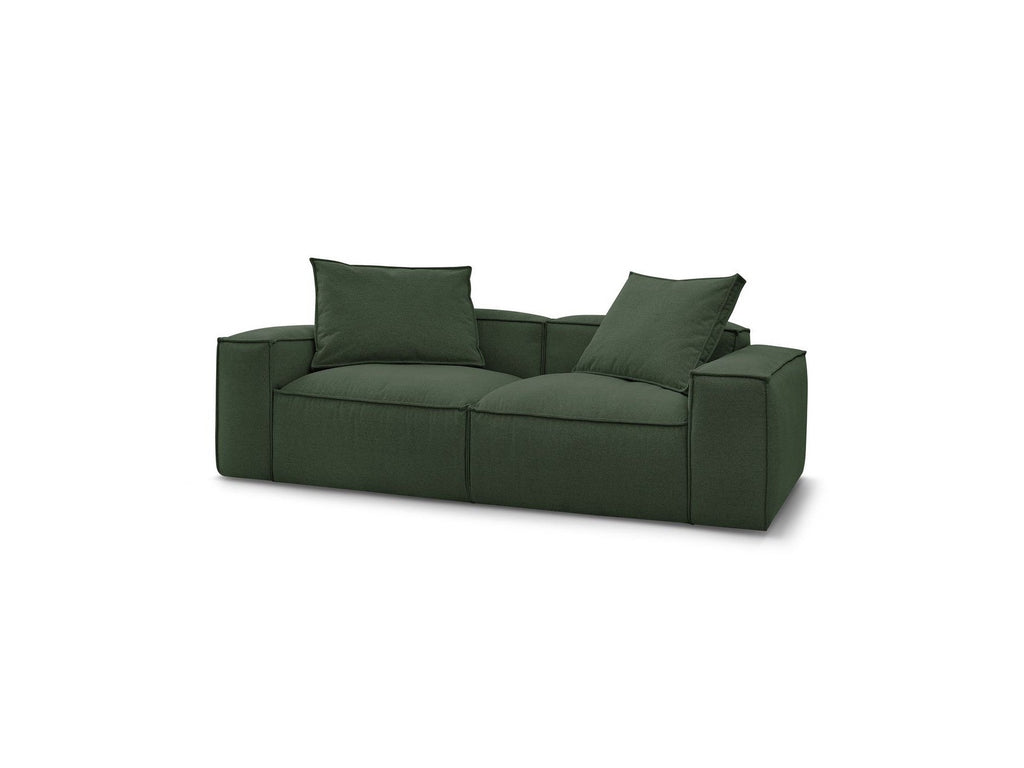 Boheme - Fixed 3-Seater Straight Sofa - Mottled Fabric