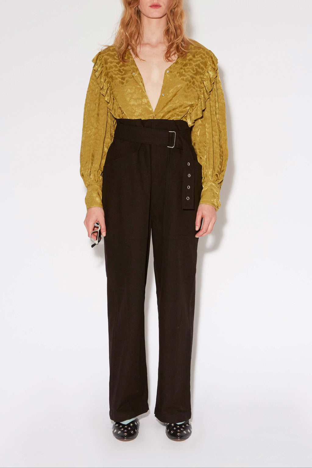 PANTALON UNNIE MARMONT CHARBON