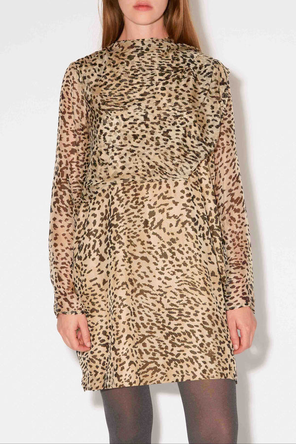 ROBE BIANCA CHLOE ANIMAL