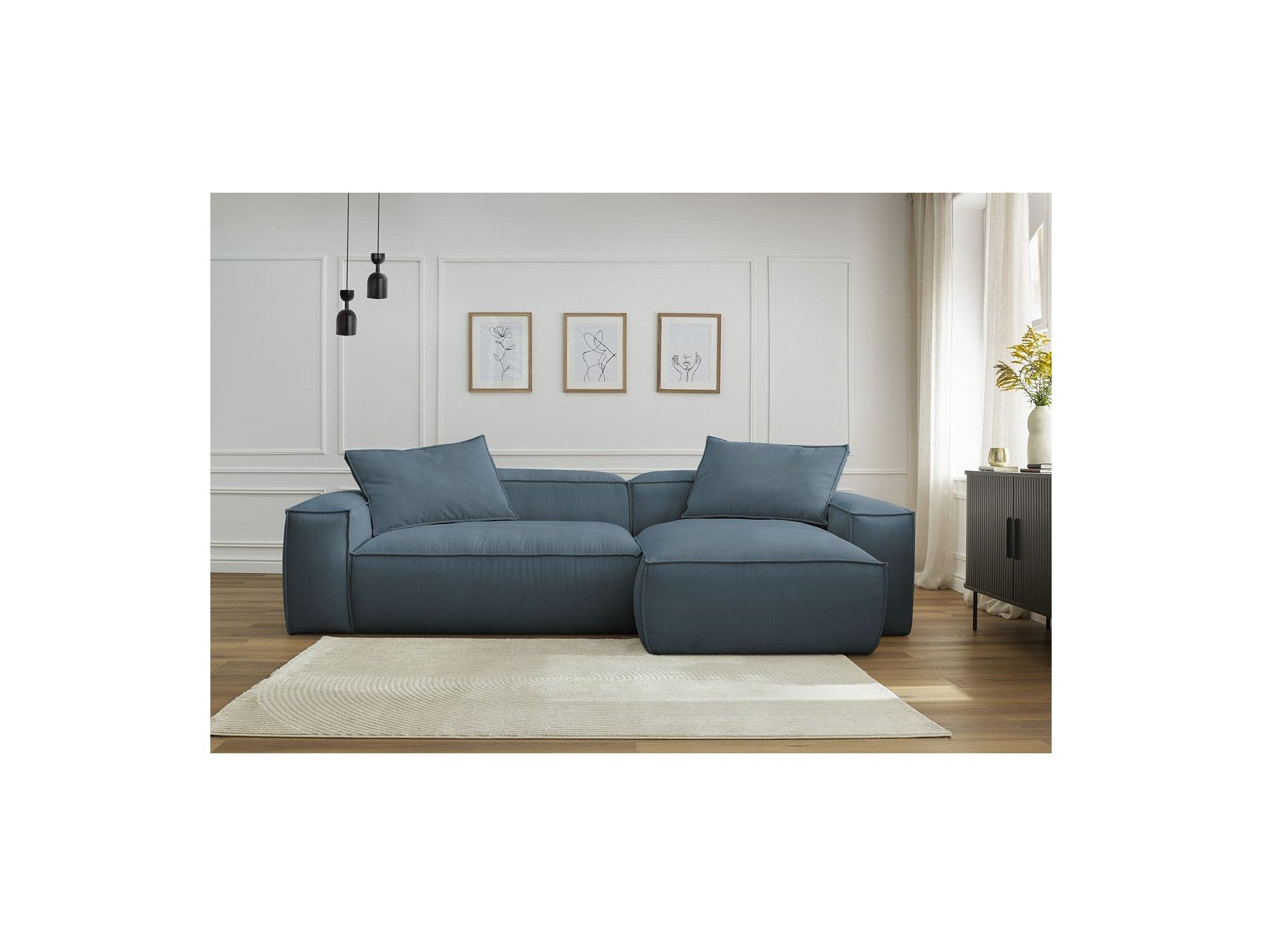 Boheme - Ultra-Soft Reversible Corner Sofa - Corduroy