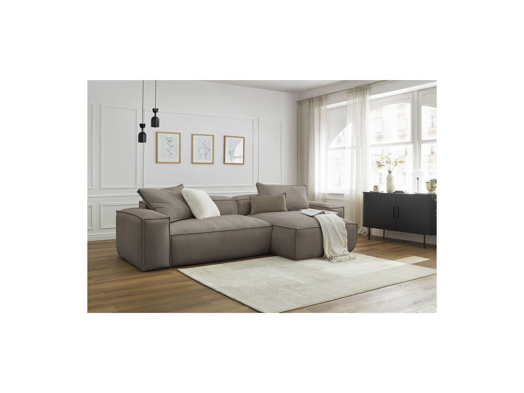 Boheme - Ultra-Soft Reversible Corner Sofa - Corduroy
