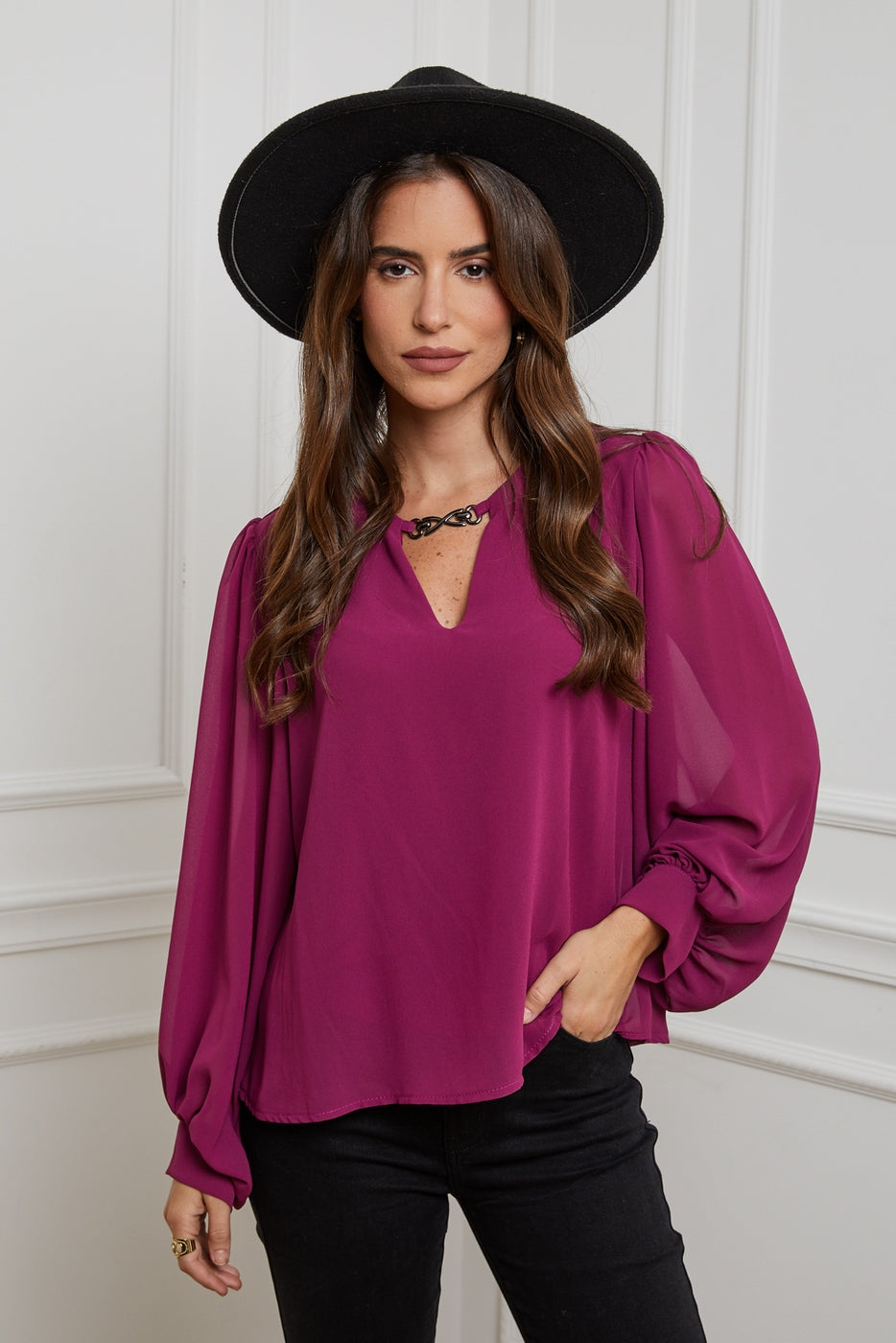 Blouse - Plum