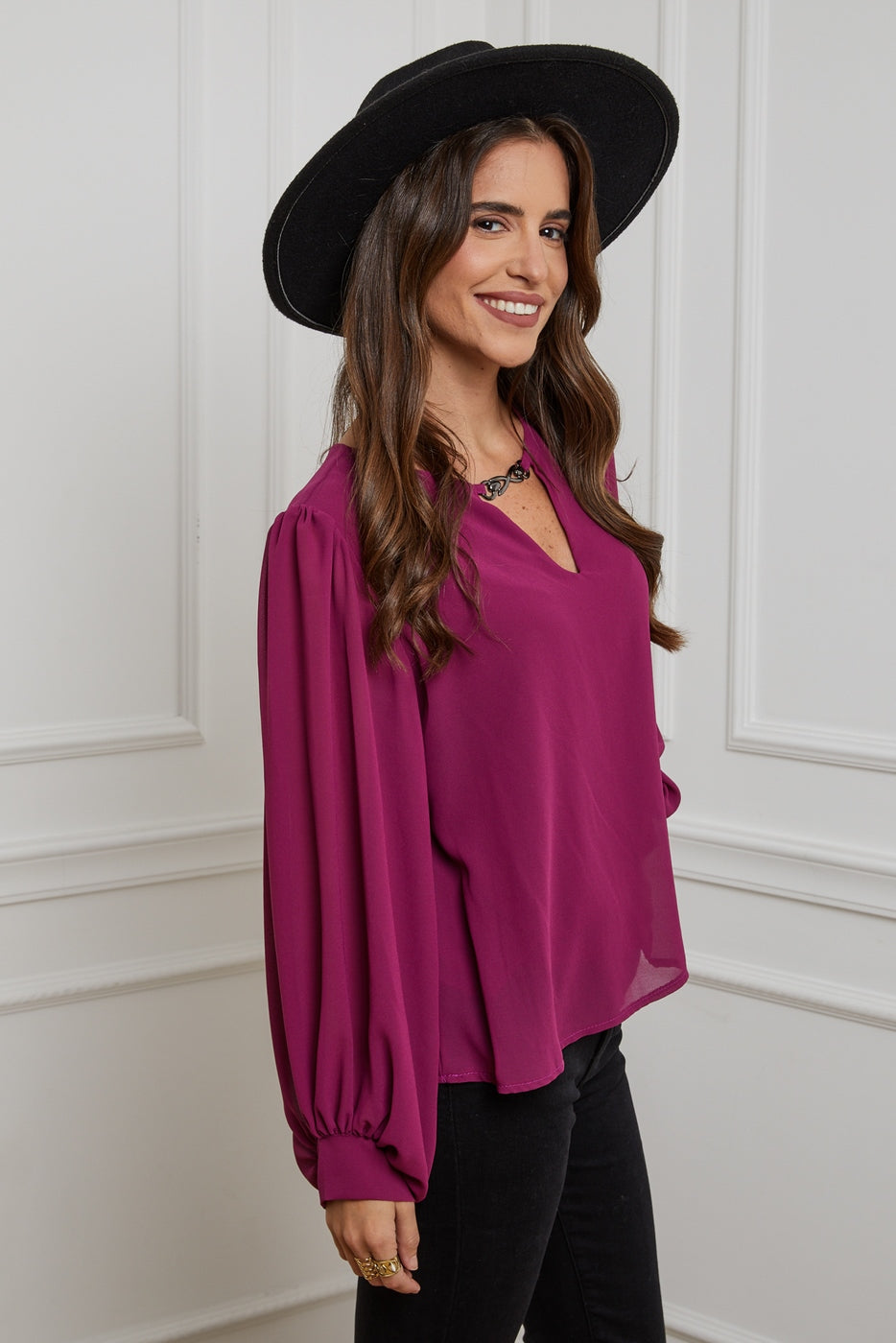 Blouse - Plum