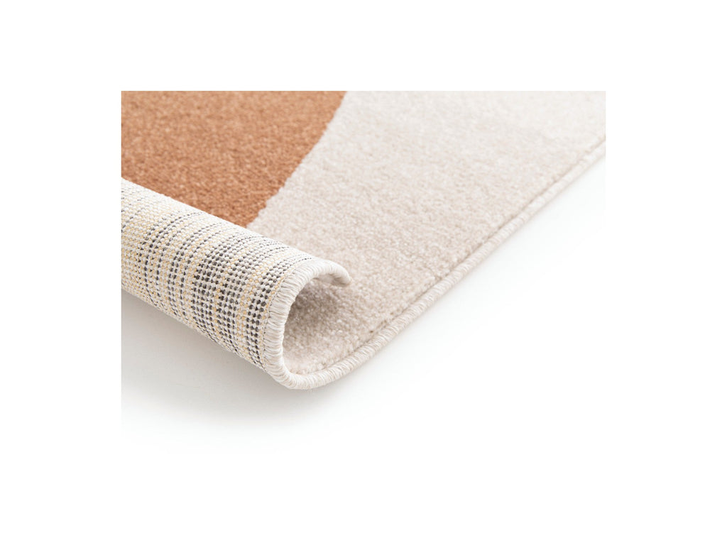 Martine - Low-Pile Rug - Abstract Pattern - Orange