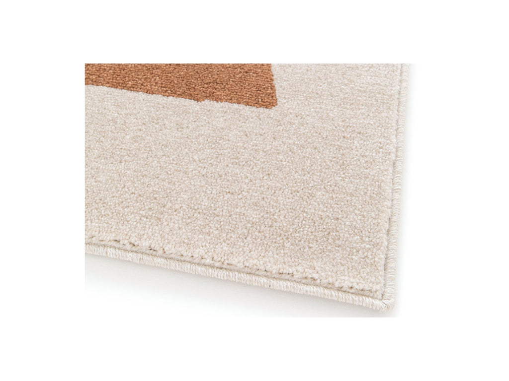 Martine - Low-Pile Rug - Abstract Pattern - Orange